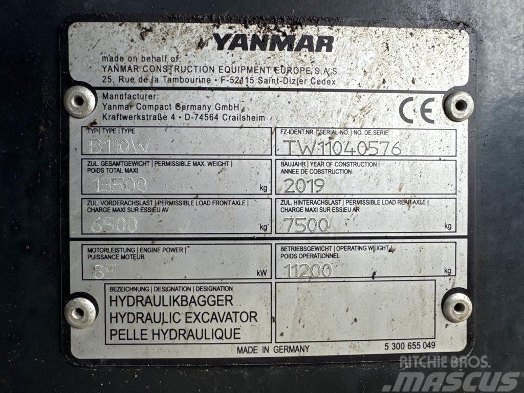 Yanmar YAN B110W Hjulgrävare