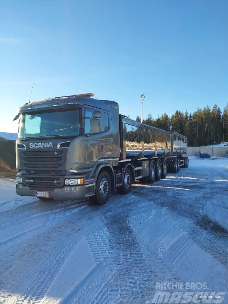 Scania R730 - 58 m3 yhdistelmä LB10x4*6HNB Tippbilar