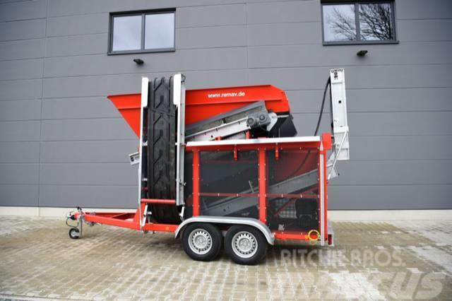  REMAV RS1500 Mobil Recycling Tromle Sorter Mobila sorteringsverk