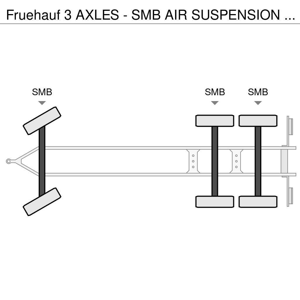 Fruehauf 3 AXLES - SMB AIR SUSPENSION - GOOD STATE Kapellsläp