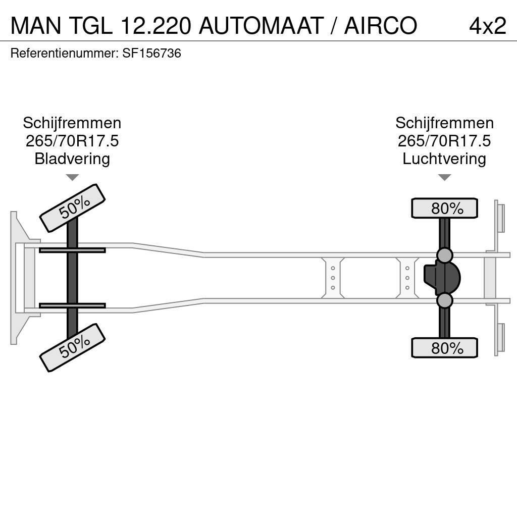 MAN TGL 12.220 AUTOMAAT / AIRCO Skåpbilar