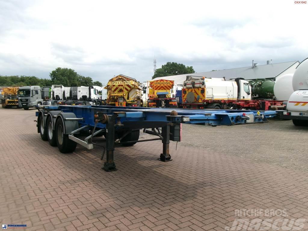 General Trailer 3-axle container trailer 20-25-30 ft Containertrailer
