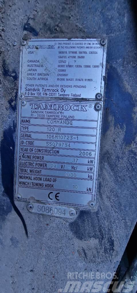 Tamrock Commando 120R Borrutrustning för ytborrning