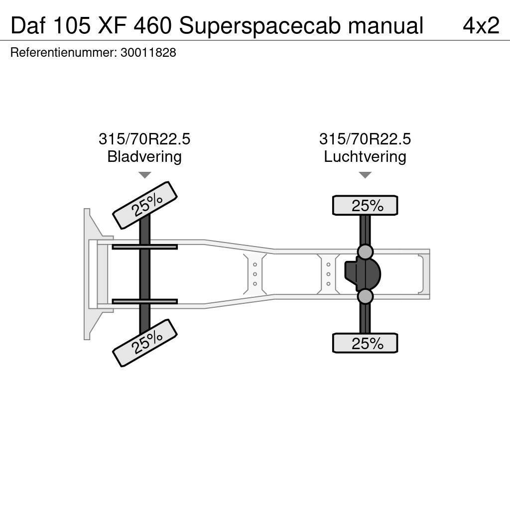 DAF 105 XF 460 Superspacecab manual Dragbilar