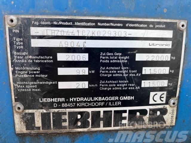 Liebherr A 904 C Litronic Hjulgrävare