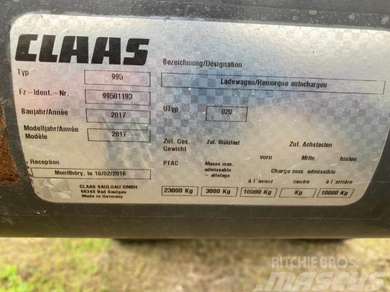 CLAAS CARGOS 750 TREND Hackvagn / Självlastarvagn