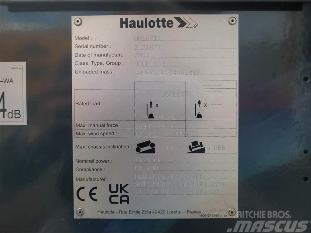 Haulotte HA16RTJ Valid Inspection, *Guarantee! Diesel, 4x4 Bomliftar