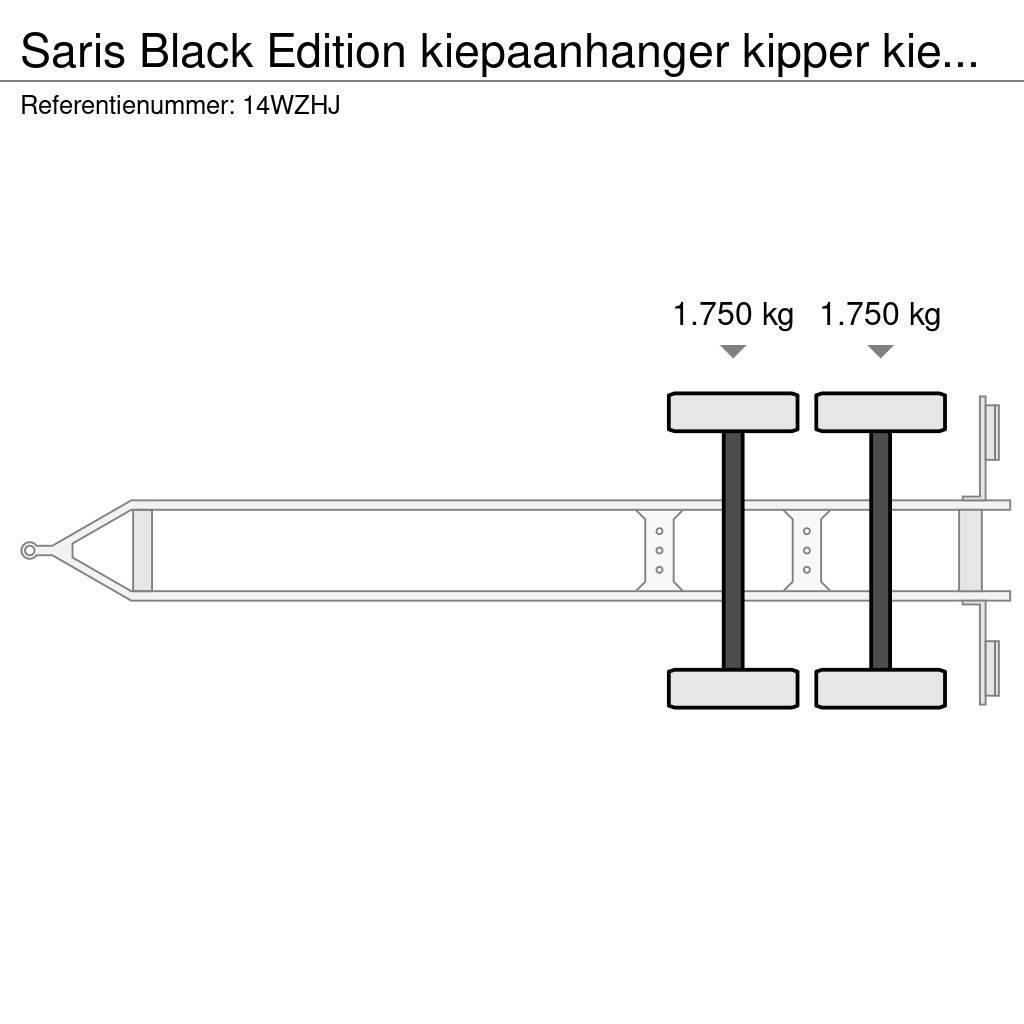 Saris Black Edition kiepaanhanger kipper kieper 3500kg H Kapellsläp