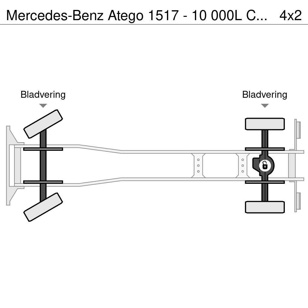 Mercedes-Benz Atego 1517 - 10 000L CARBURANT / FUEL - 4 COMP - L Tankbilar