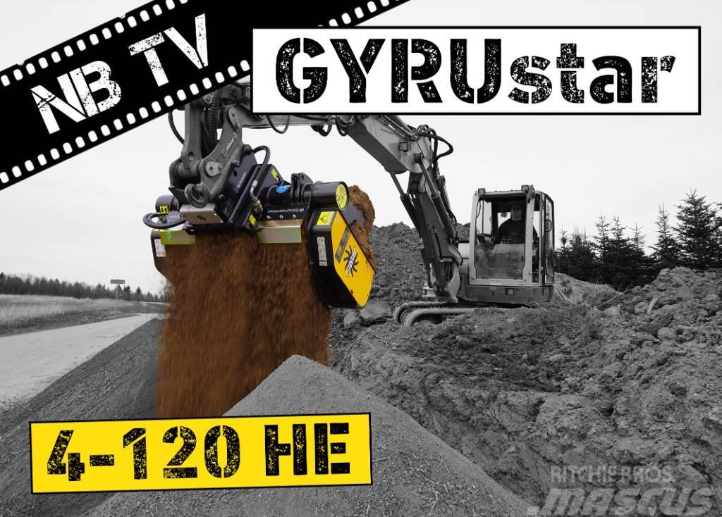 Gyru-Star 4-120HE | Siebschaufel Radlader & Bagger Siktskopor