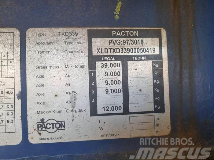 Pacton TXD 339 | Air suspension | BPW ECO P drum Flaktrailer