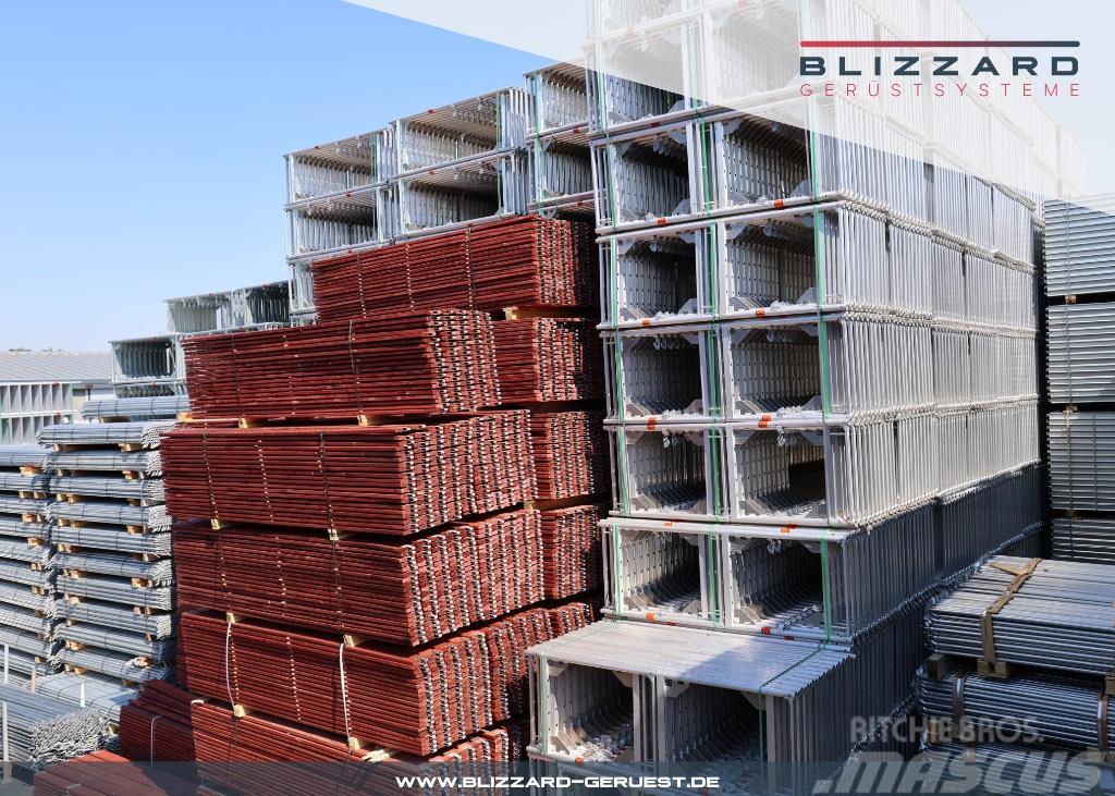 Blizzard 163,45 m² Stahlgerüst mit Robustböden NEU Byggställningar