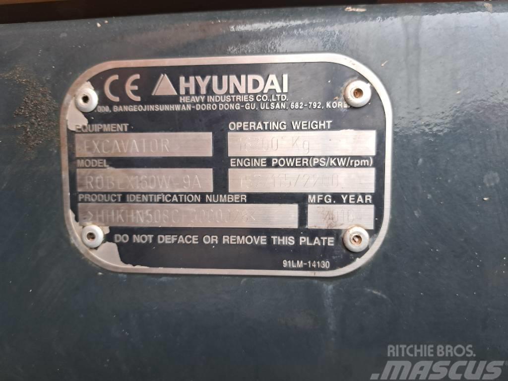 Hyundai R160W-9A Hjulgrävare