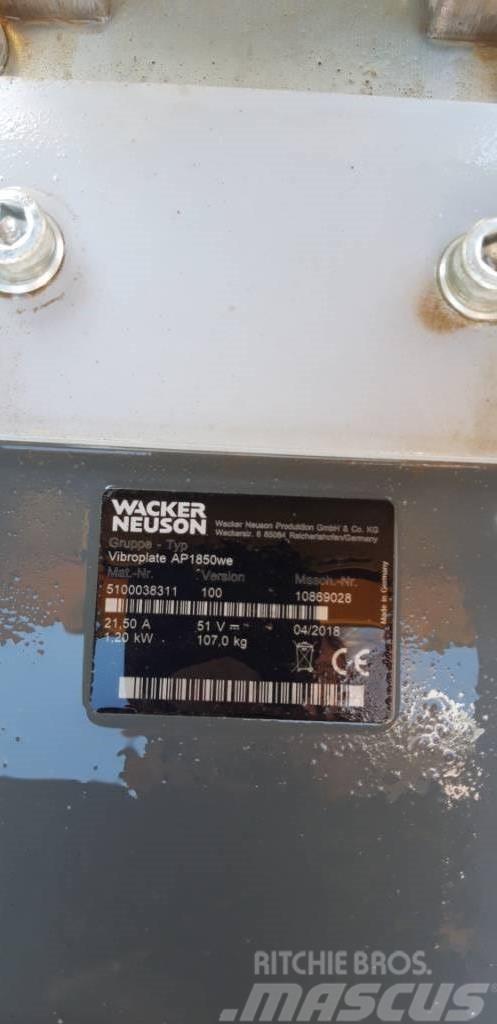 Wacker Neuson AP1850we Markvibratorer