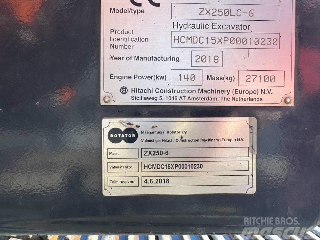 Hitachi ZX 250 LC N-6 Bandgrävare