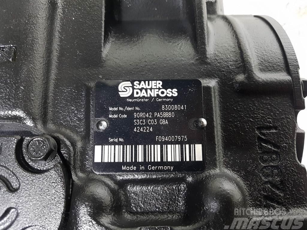 Sauer Danfoss 90R042PA5BB80-83008041-Drive pump/Fahrpumpe Hydraulik