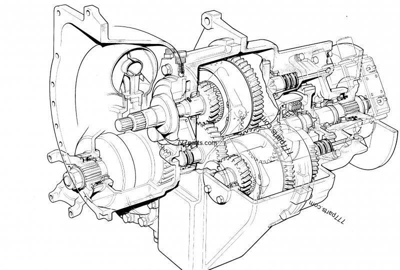 JCB PowerShift gearbox 1:1.495 JCB 542-70 Växellåda