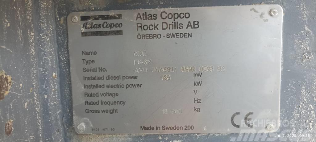 Atlas Copco F6 Borrutrustning för ytborrning