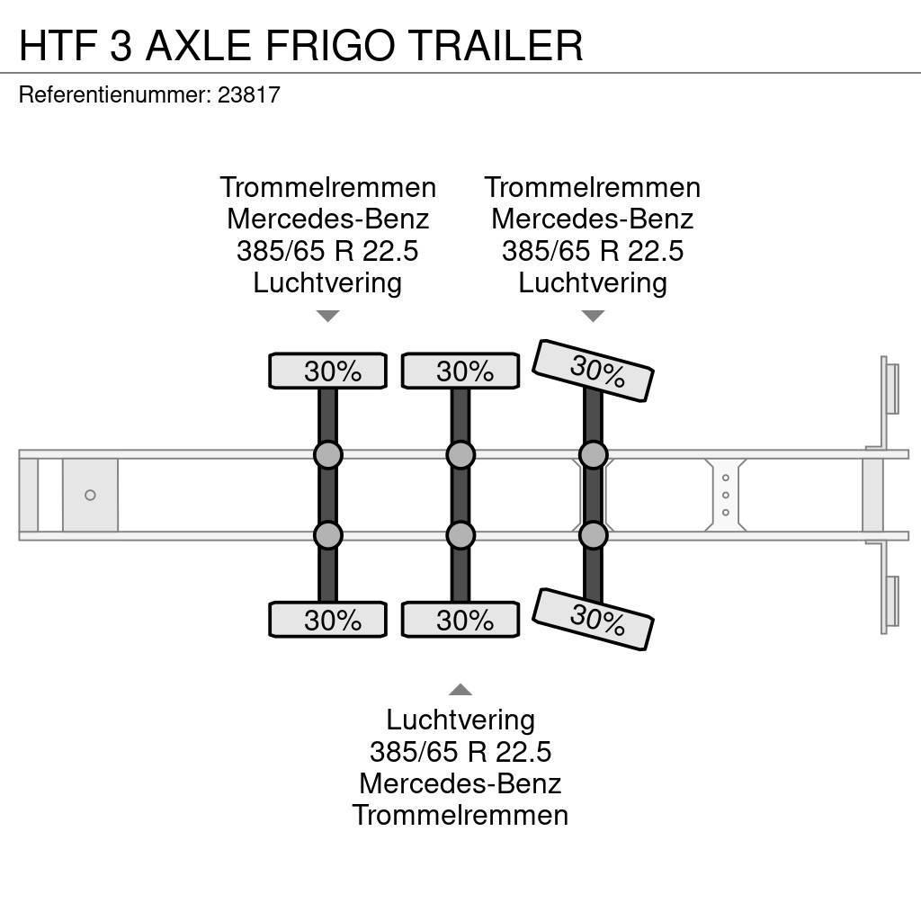 HTF 3 AXLE FRIGO TRAILER Skåptrailer Kyl/Frys/Värme