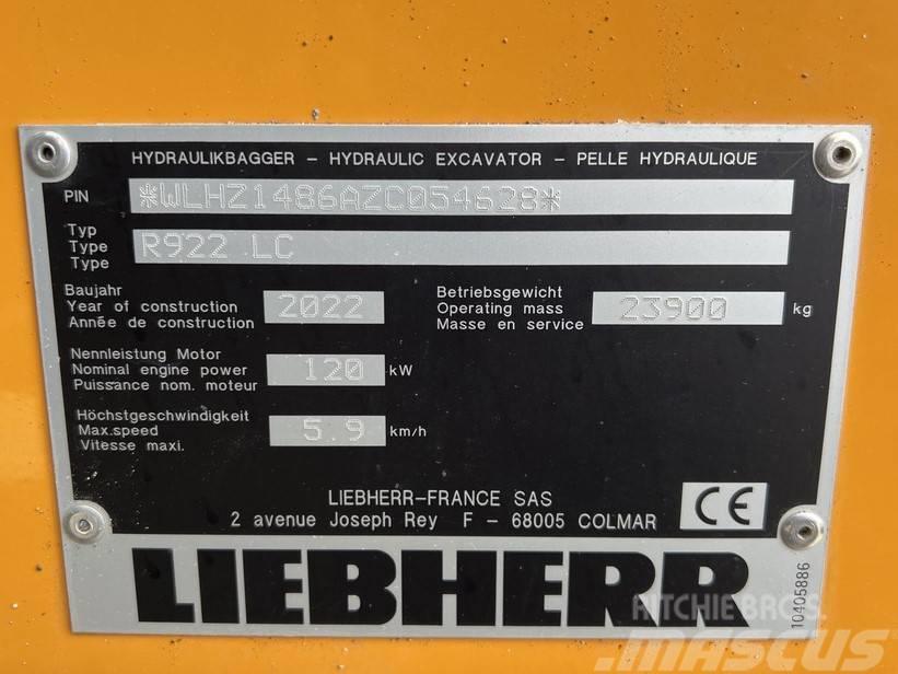 Liebherr R922 LC Bandgrävare