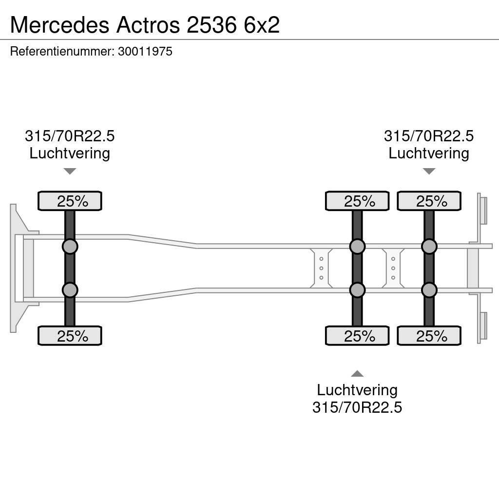 Mercedes-Benz Actros 2536 6x2 Skåpbilar