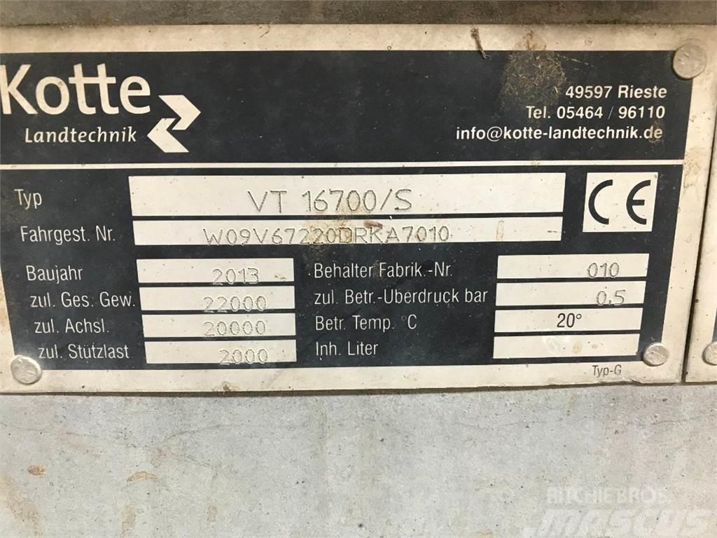 Garant VT 16700/S Fast- och kletgödselspridare