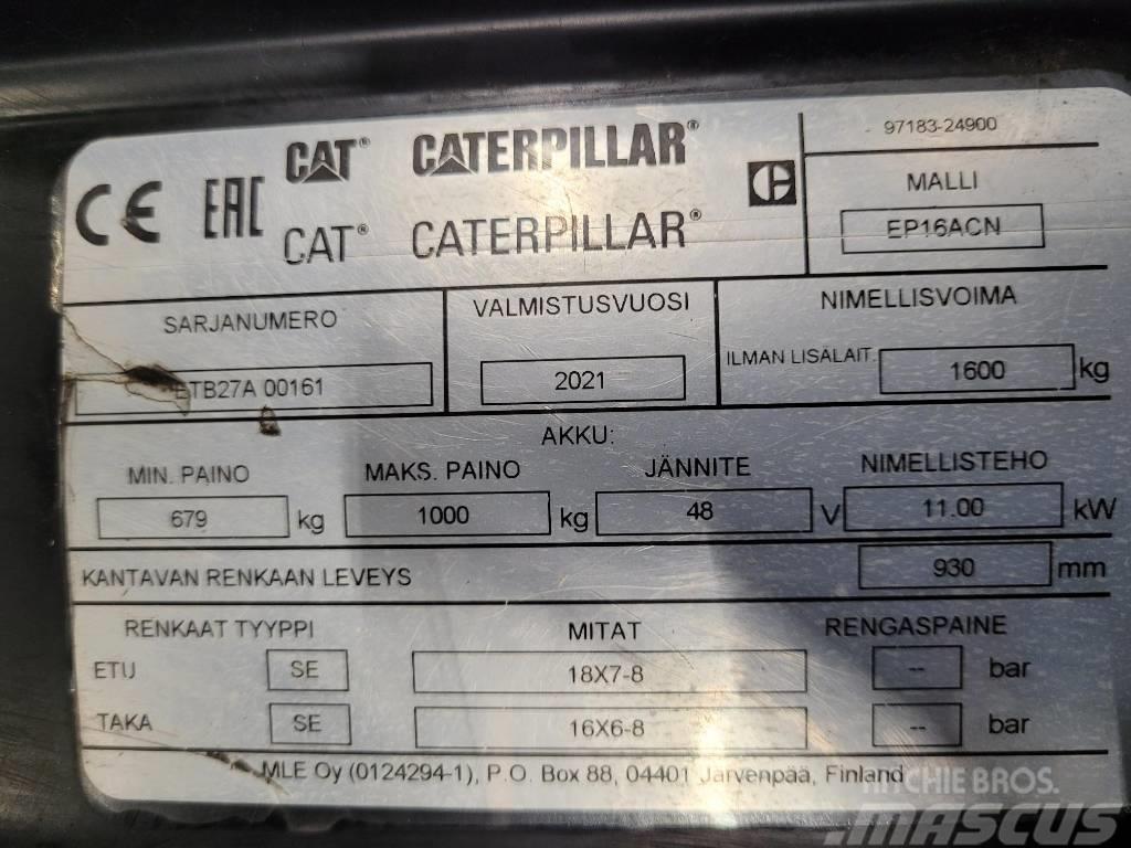 CAT EP16 ACN Elmotviktstruckar