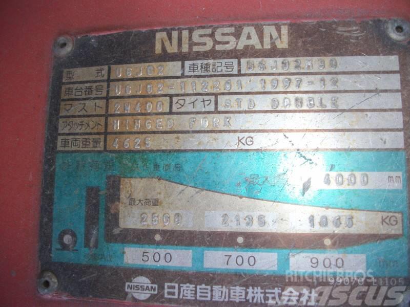 Nissan UGJ02M30 Gasolmotviktstruckar