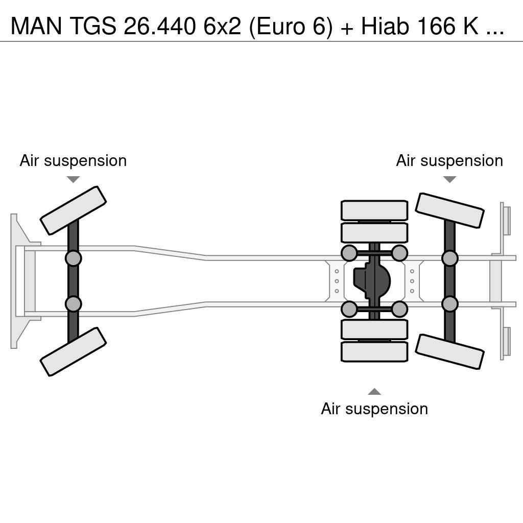 MAN TGS 26.440 6x2 (Euro 6) + Hiab 166 K Pro/Hipro Flakbilar