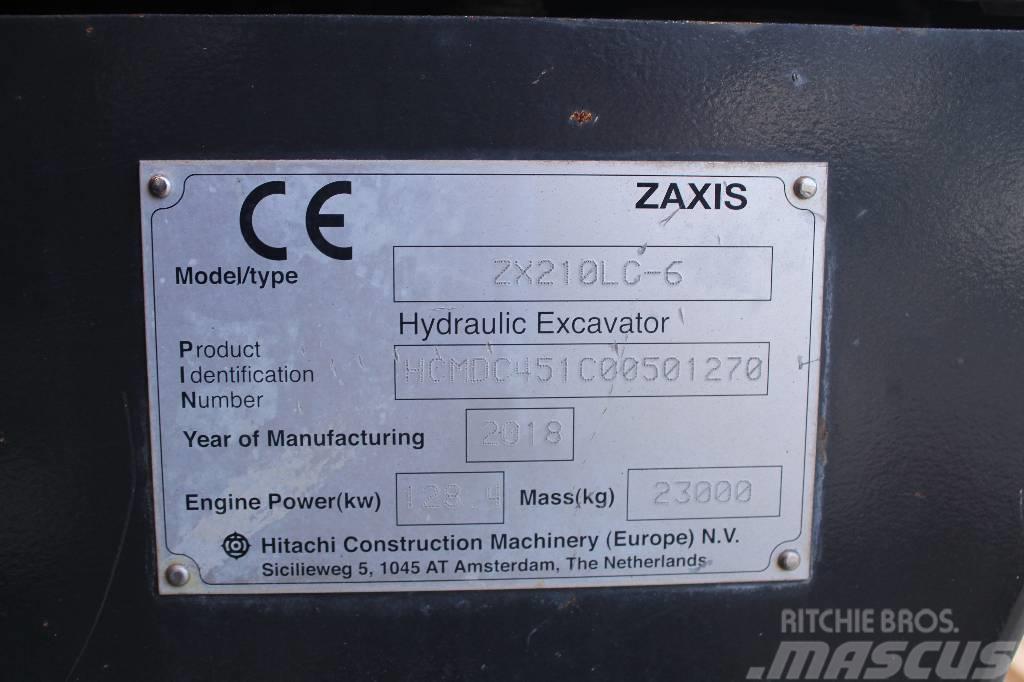 Hitachi ZX 210 LC-6 / Myyty, Sold Bandgrävare
