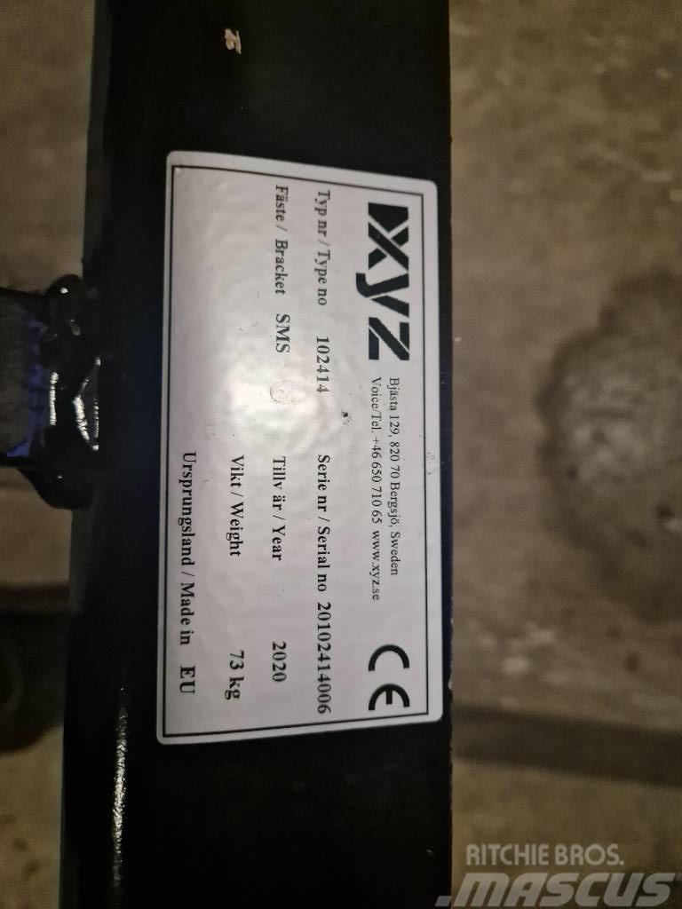 XYZ Balspjut 1,2m med SMS-ram Frontlastare och grävare