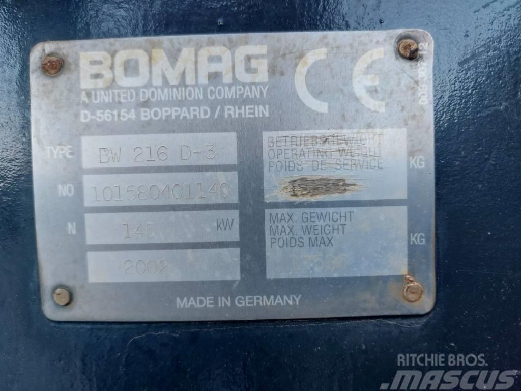 Bomag BW 216 D-3 Envalsvältar