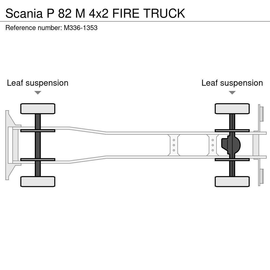 Scania P 82 M 4x2 FIRE TRUCK Brandbilar