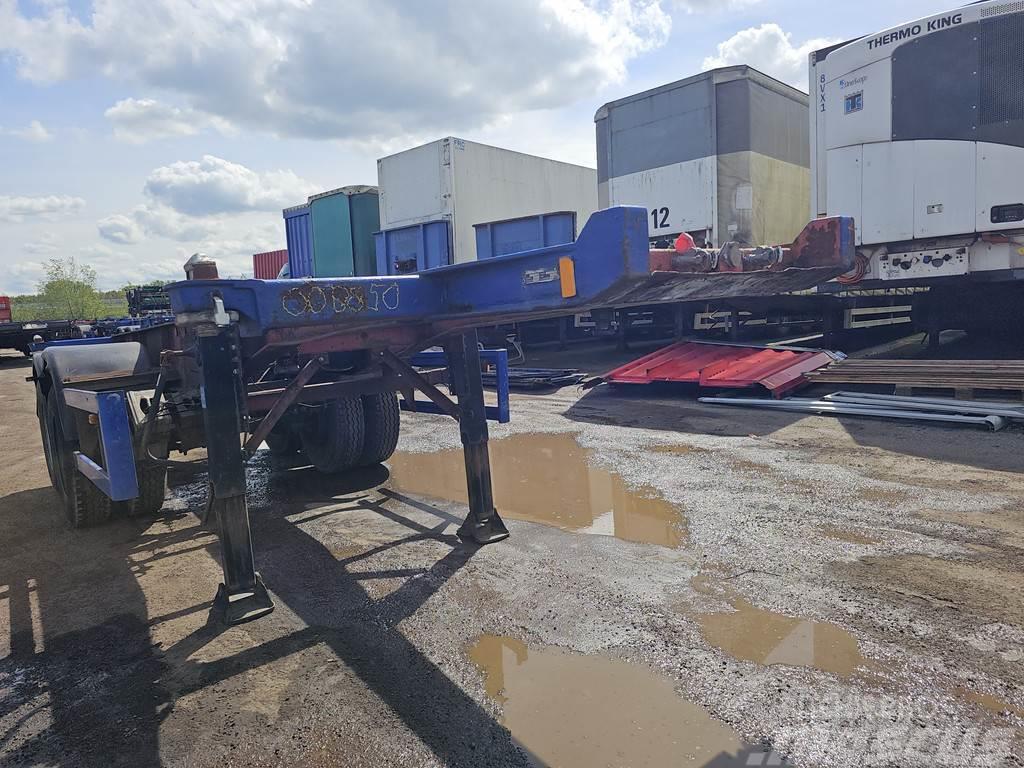 Köhler Elmshorn 2 axle | 20 ft | container chassis | stee Containertrailer