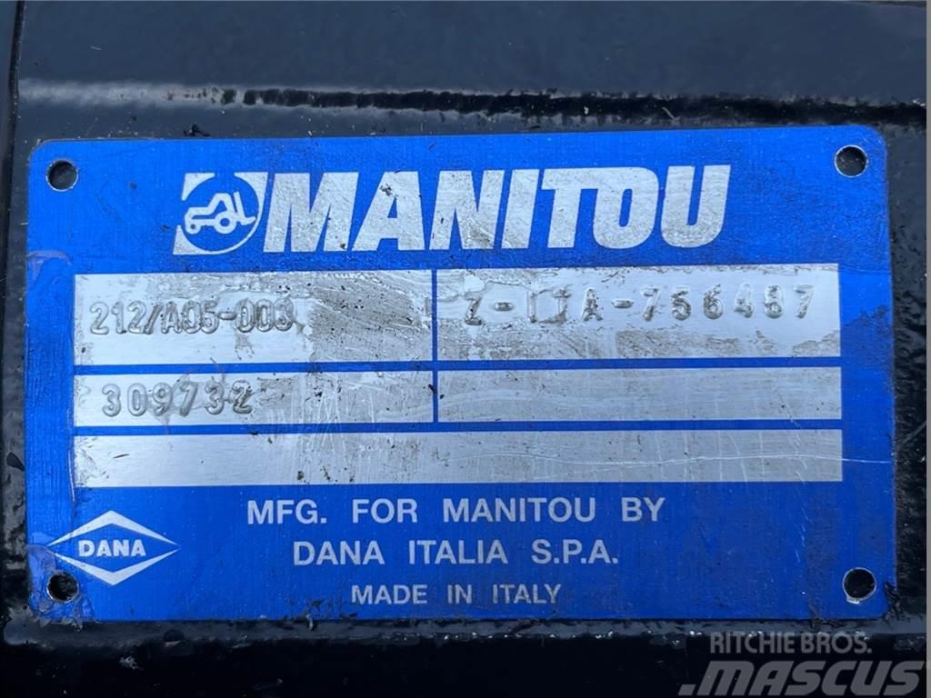 Manitou 309732-Spicer Dana 212/A05-003-Axle/Achse/As Hjulaxlar