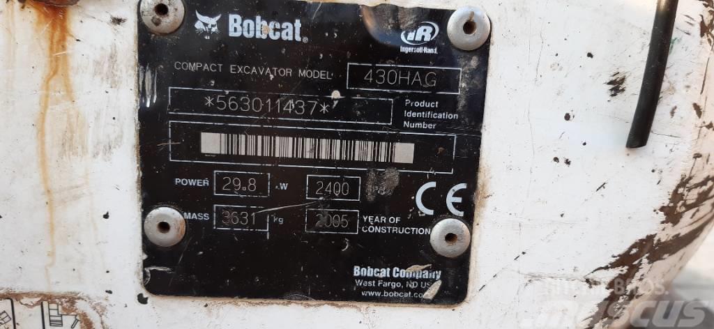 Bobcat 430 HAG Minigrävare < 7t