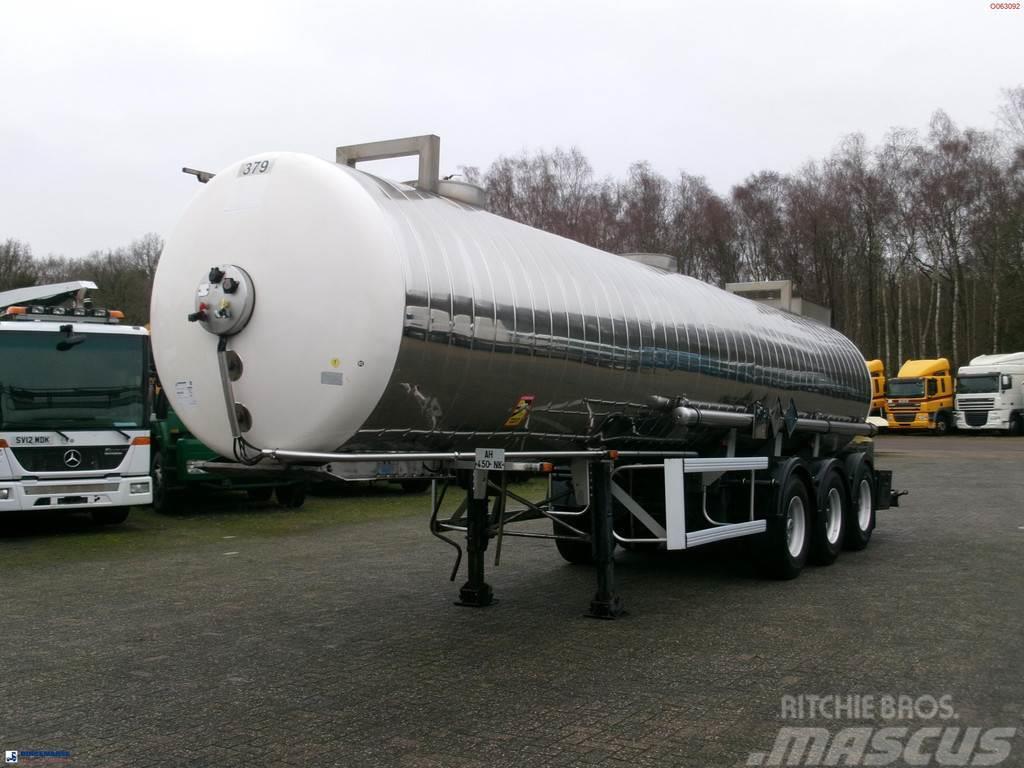 Maisonneuve Chemical tank inox 22.3 m3 / 1 comp Tanktrailer