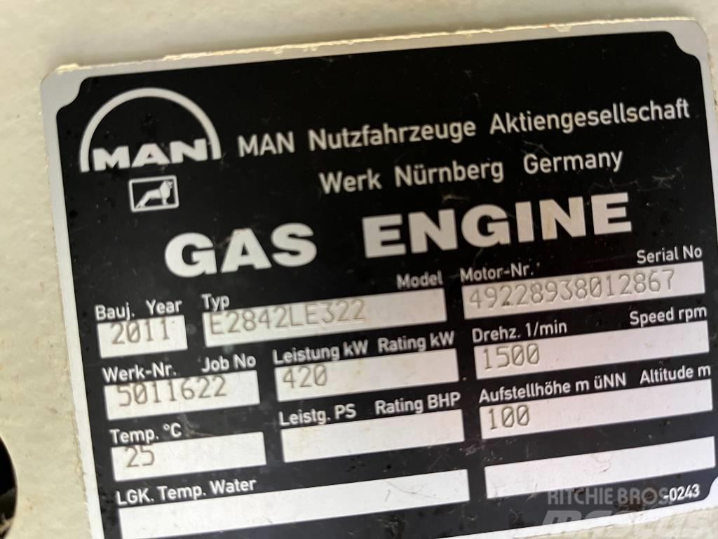MAN - 400 kwh - Occasie Gasgenerator - IIII Gasgeneratorer