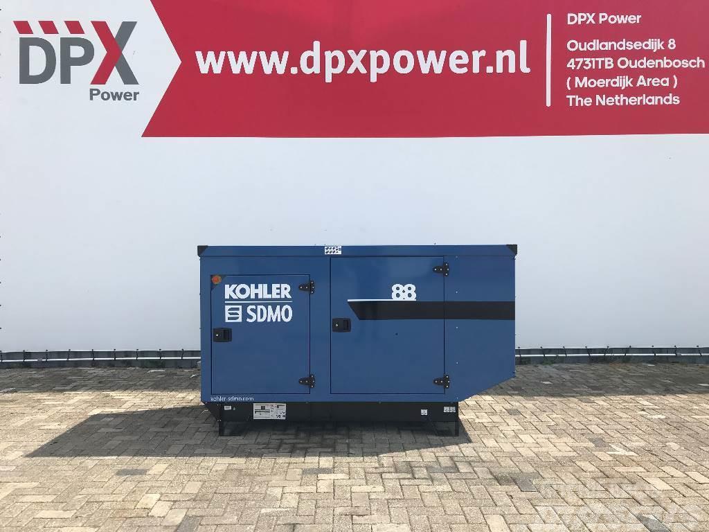 Sdmo J88 - 88 kVA Generator - DPX-17105 Dieselgeneratorer
