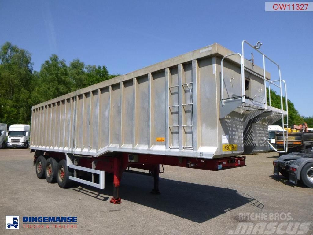 Wilcox Tipper trailer alu 55 m3 + tarpaulin Tipptrailer