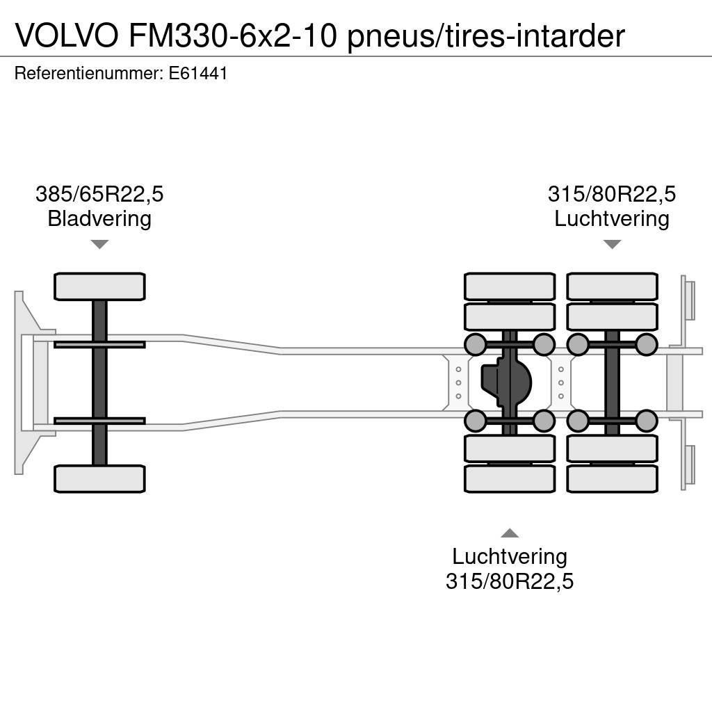 Volvo FM330-6x2-10 pneus/tires-intarder Kapellbil