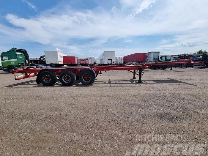 Broshuis 10-24K 3 AXLE CONTAINER CHASSIS STEEL SUSPENSION D Containertrailer