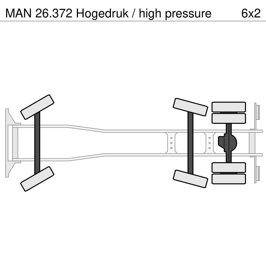 MAN 26.372 Hogedruk / high pressure Slamsugningsbil