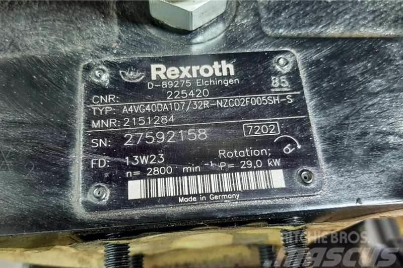 Rexroth Axial Piston Variable Pump A4VG40 Övriga bilar