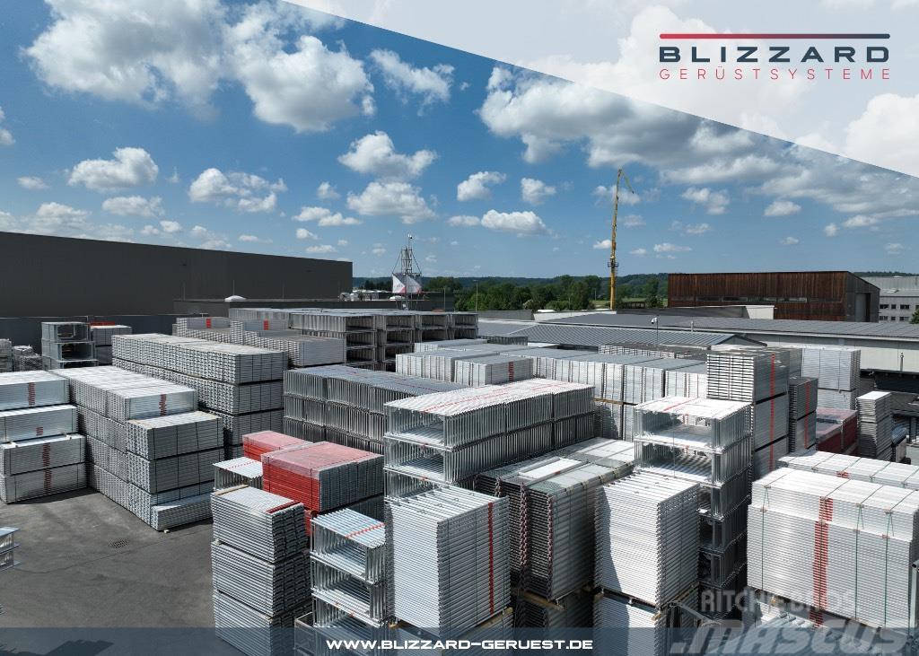 Blizzard S70 163,45 m² neues Blizzard Stahlgerüst + Durchst Byggställningar