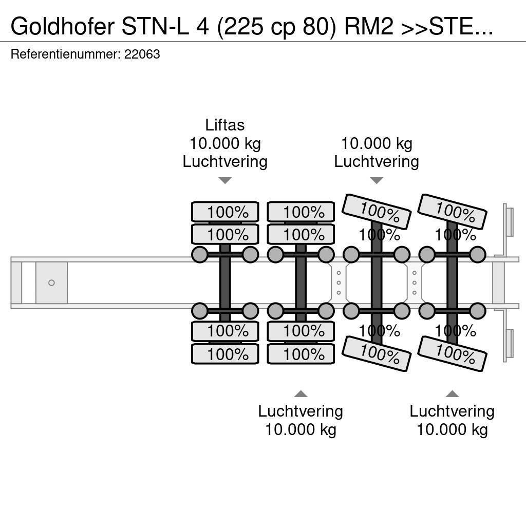 Goldhofer STN-L 4 (225 cp 80) RM2 >>STEPSTAR<< (CARGOPLUS® t Låg lastande semi trailer