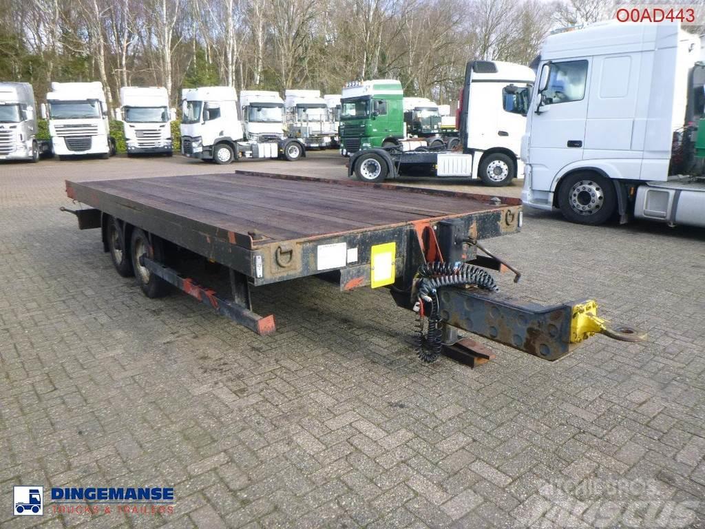  Adcliffe 2-axle drawbar platform trailer 7 t Flaksläp