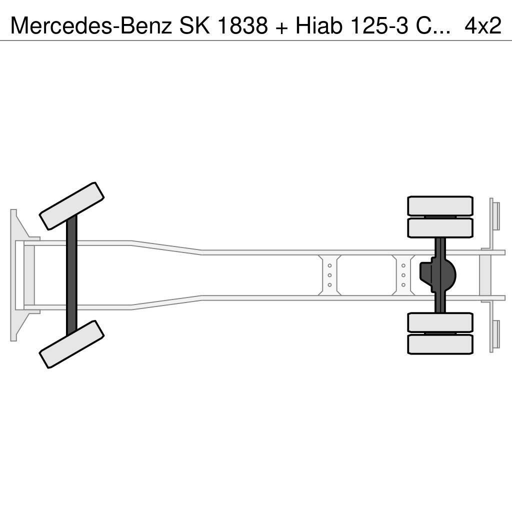 Mercedes-Benz SK 1838 + Hiab 125-3 Crane Allterrängkranar