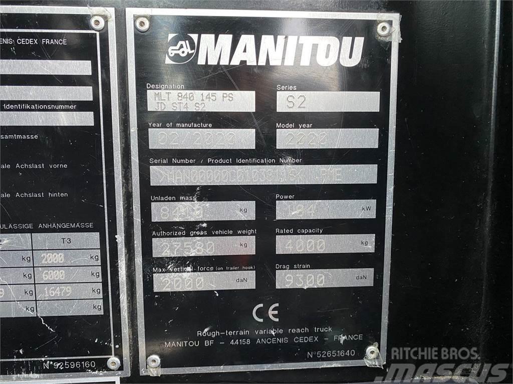 Manitou MLT840-145PS ELITE Redskapsbärare för lantbruk