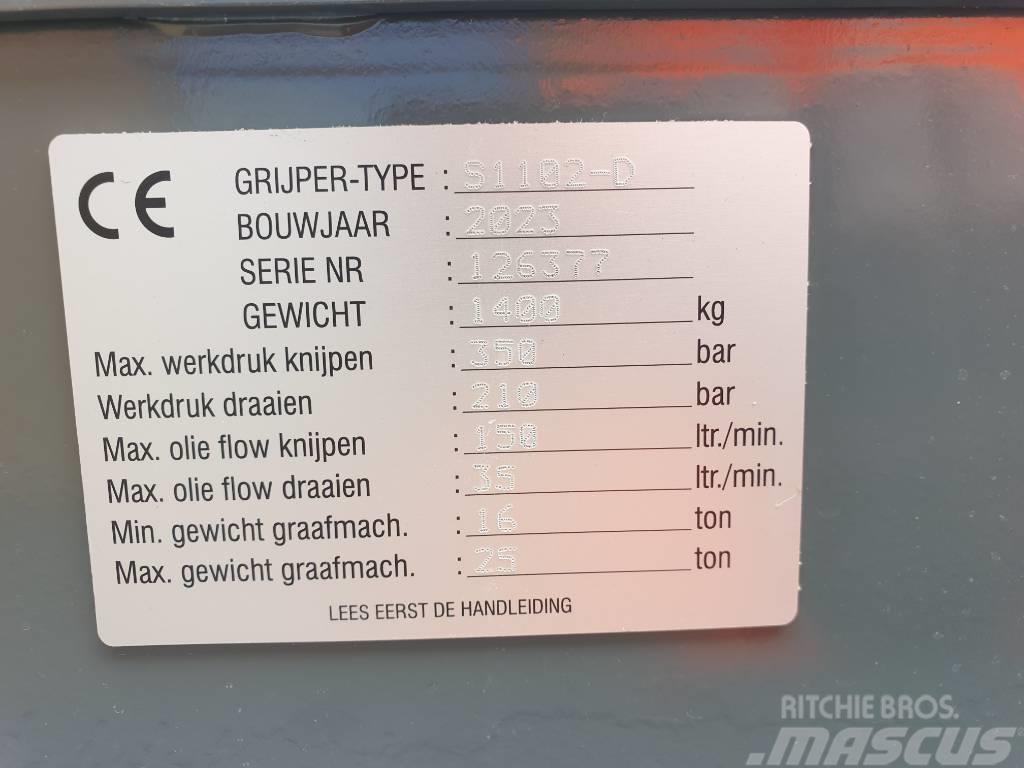 Zijtveld S1102-D sorting grapple cw40 Gripar